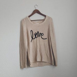 LC Lauren Conrad Love Sweater
